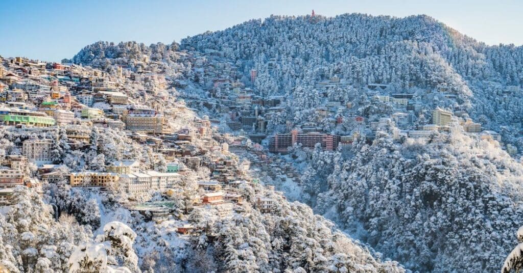 Snowfall in Shimla