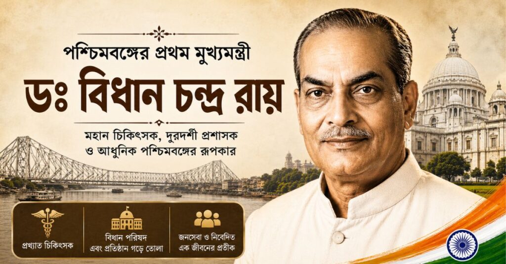 পশ্চিমবঙ্গের প্রথম মুখ্যমন্ত্রী কে ছিলেন?