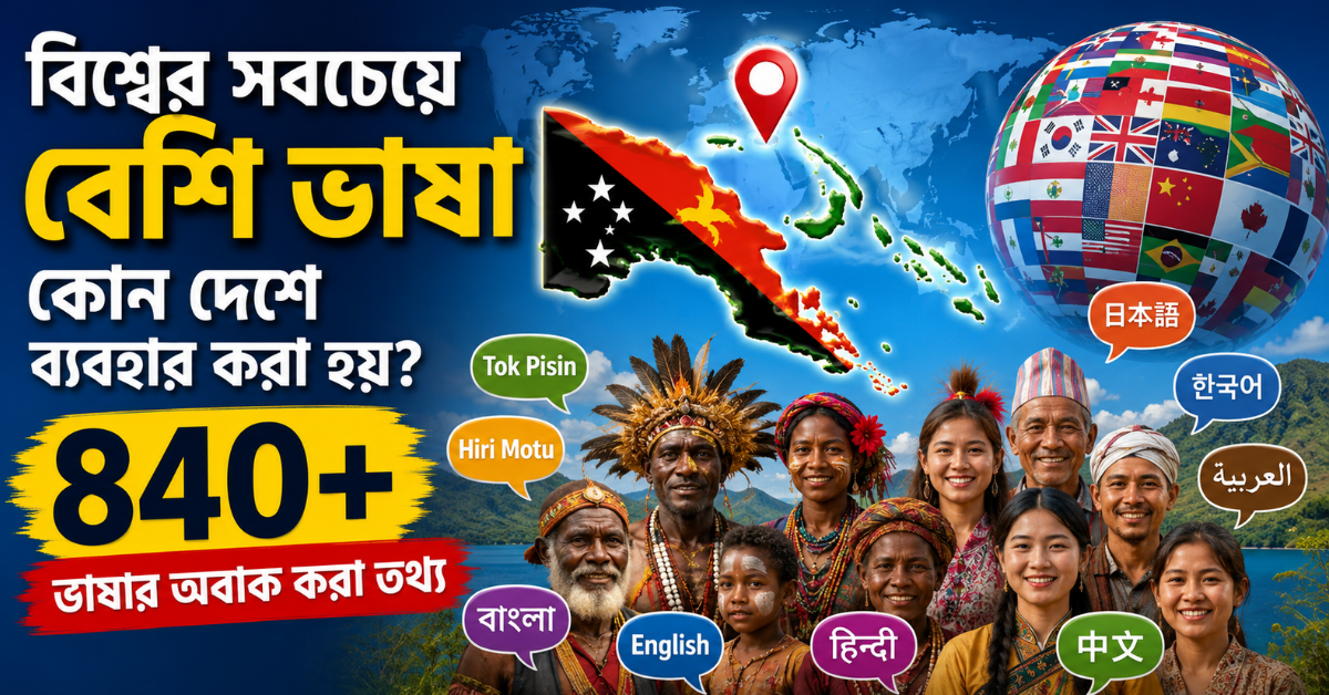 বিশ্বের সবচেয়ে বেশি ভাষার দেশ কোনটি? 840+ ভাষার অবাক করা তথ্য
