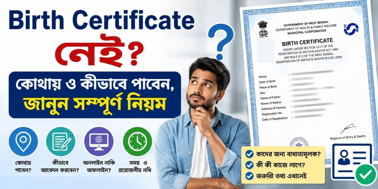 Birth Certificate নেই? কোথায় ও কীভাবে পাবেন, জেনে নিন সম্পূর্ণ নিয়ম