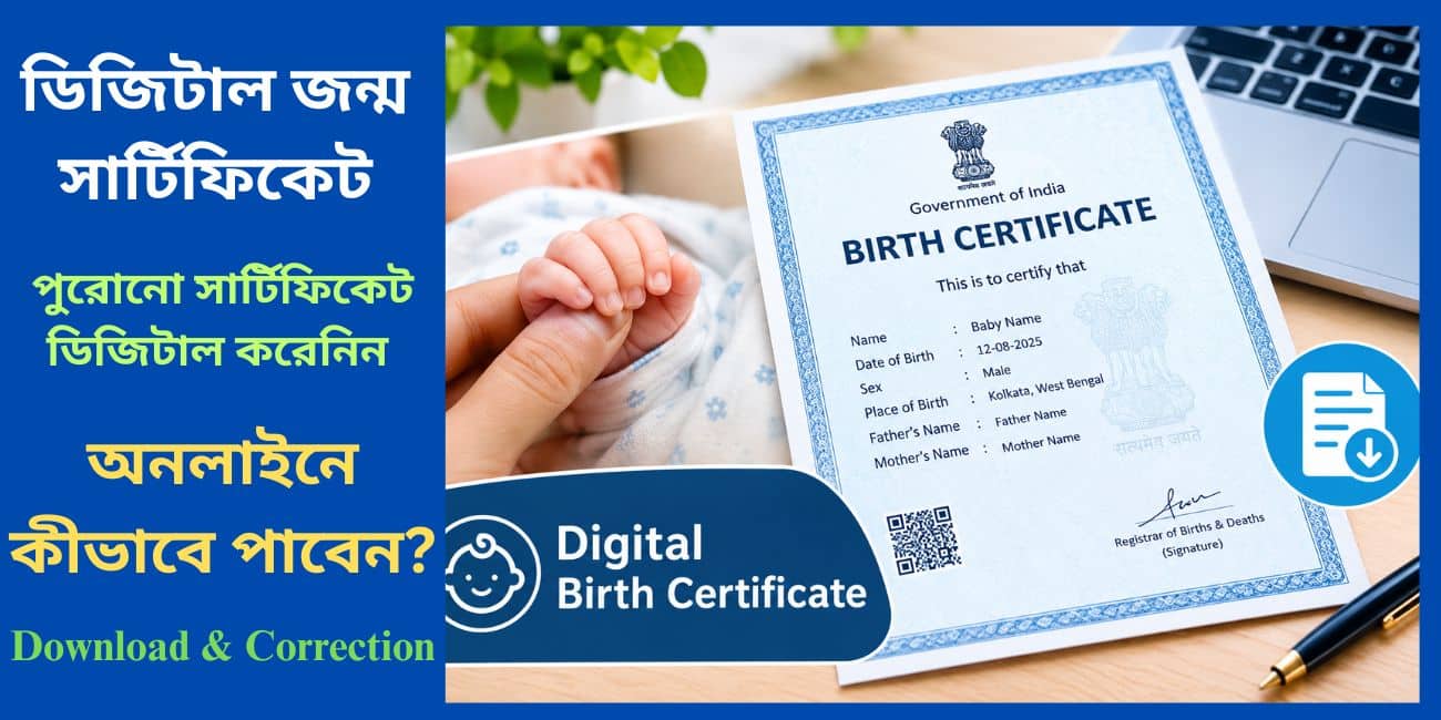 Digital Birth Certificate 2026: অনলাইনে Birth Certificate কিভাবে পাবেন? জেনে নিন